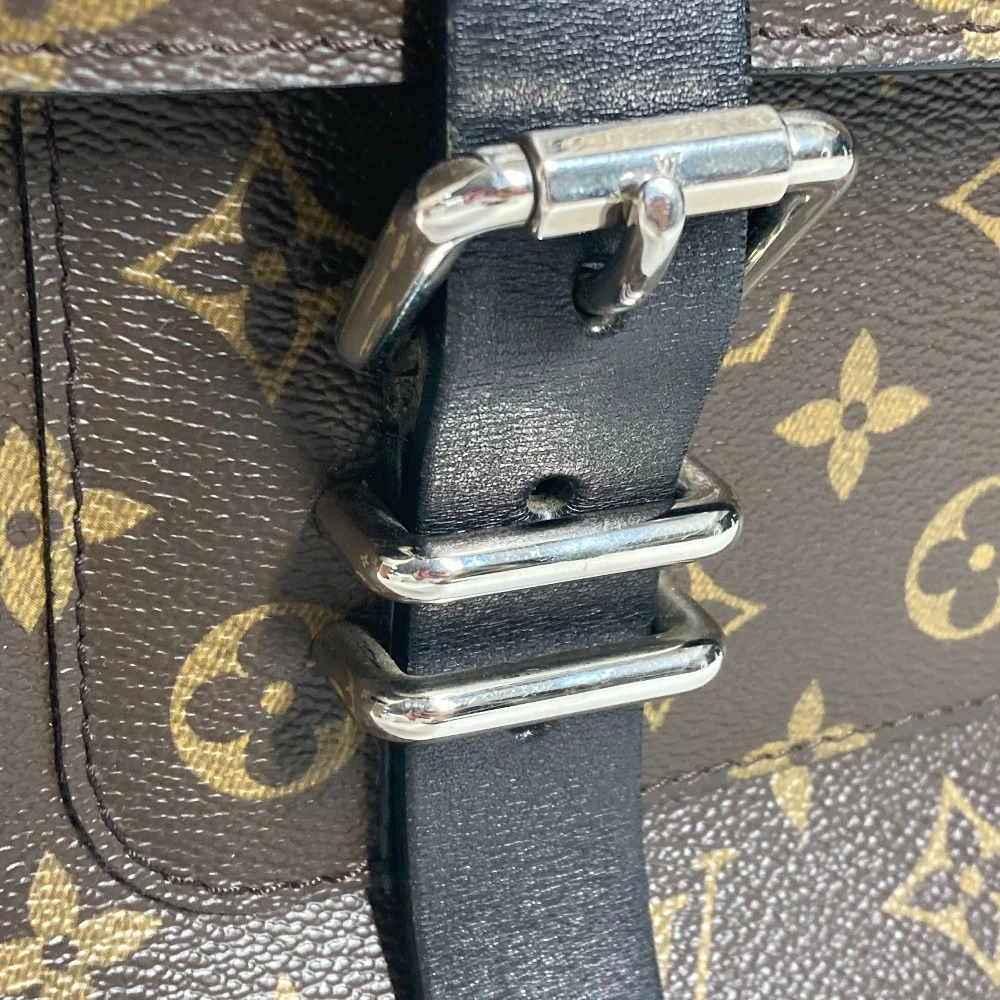 LOUIS VUITTON Macassar Brown Rally Briefcase Document Bag Tote Business Brown - Picture 9 of 15